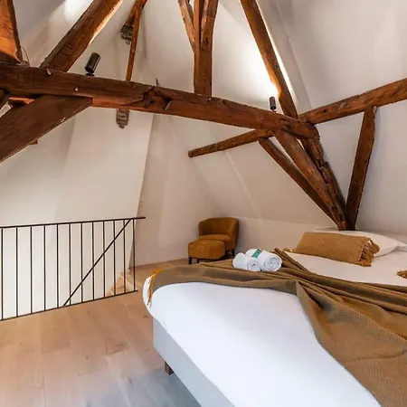 شقة Casiola - City-view Loft With Wooden Beams And Mezzanine خنت